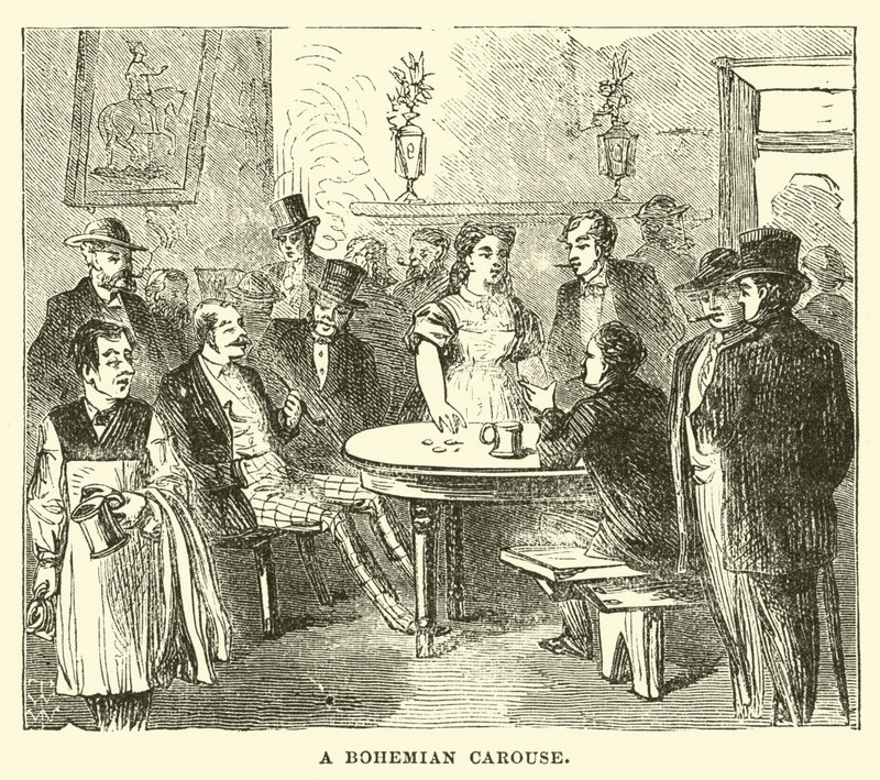 A Bohemian Carouse by English School