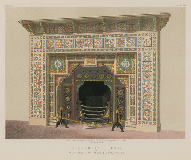 A Chimney Piece by English School