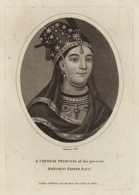 A Chinese Princess of the Present, Manchu Tartar Race by English School