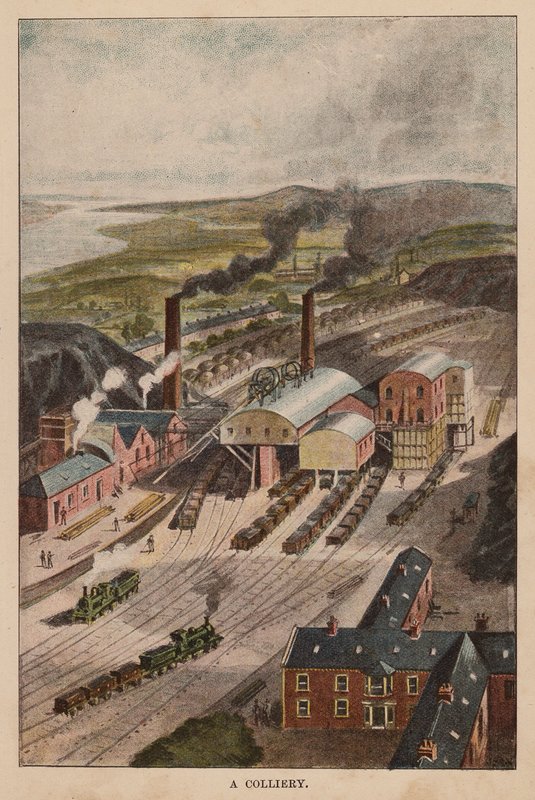 A Colliery by English School