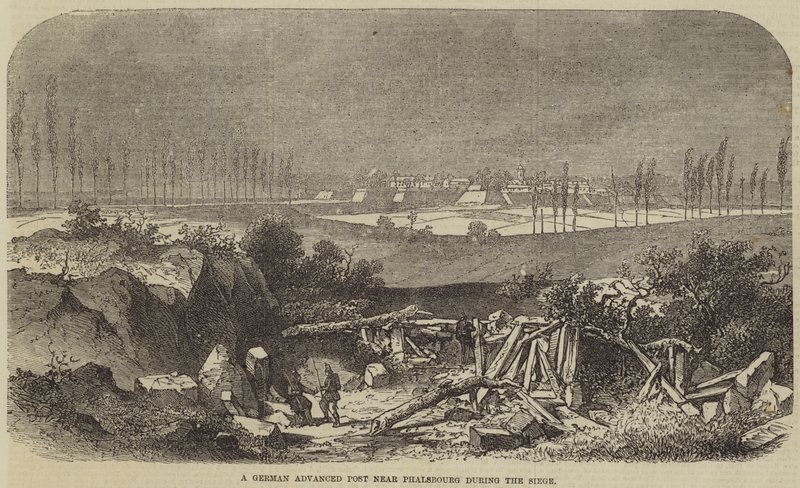 A German Advanced Post near Phalsbourg during the Siege by English School