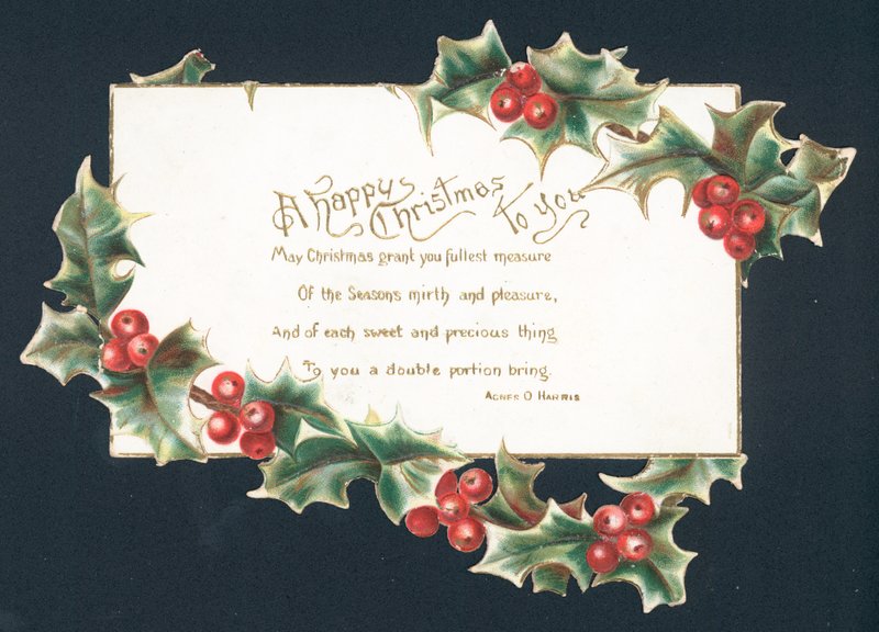 A Happy Christmas to You - Christmas card by English School