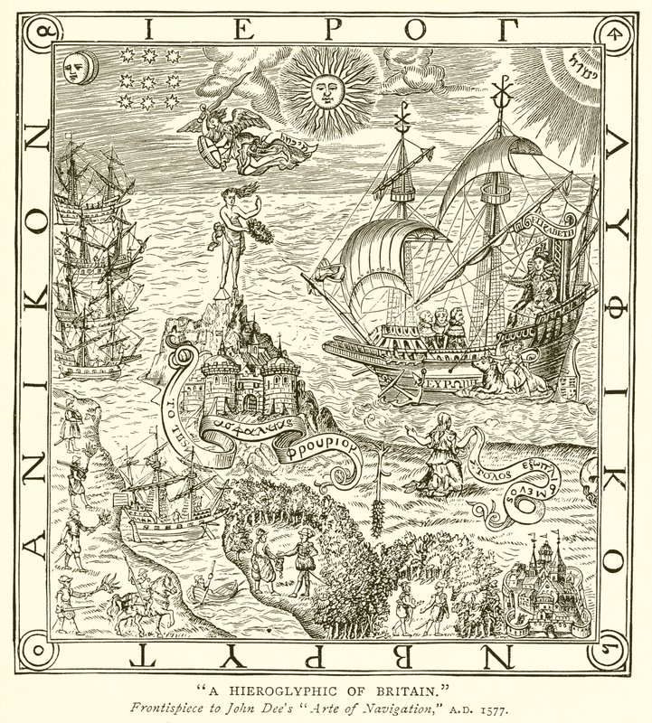 A Hieroglyphic of Britain by English School