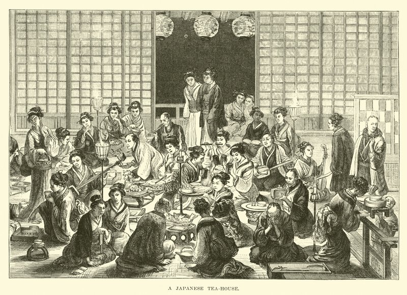 A Japanese Tea-house by English School