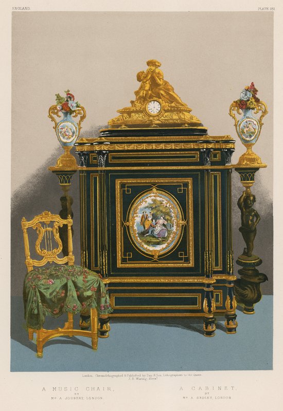 A Music Chair; A Cabinet by English School