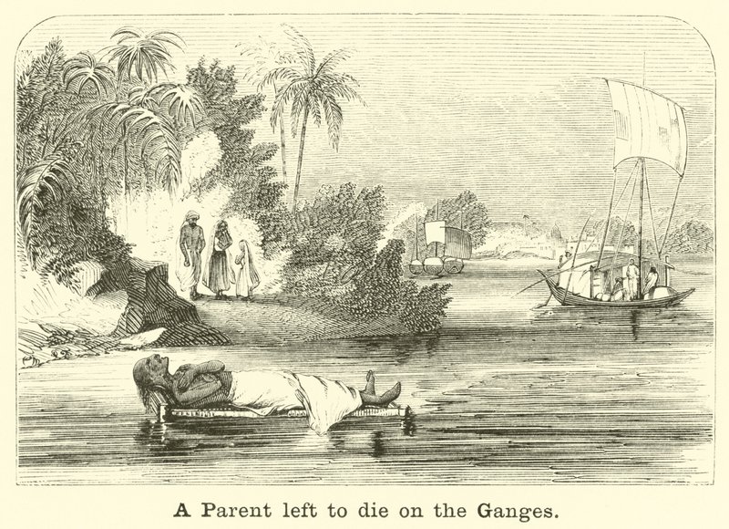 A Parent Left to Die on the Ganges by English School