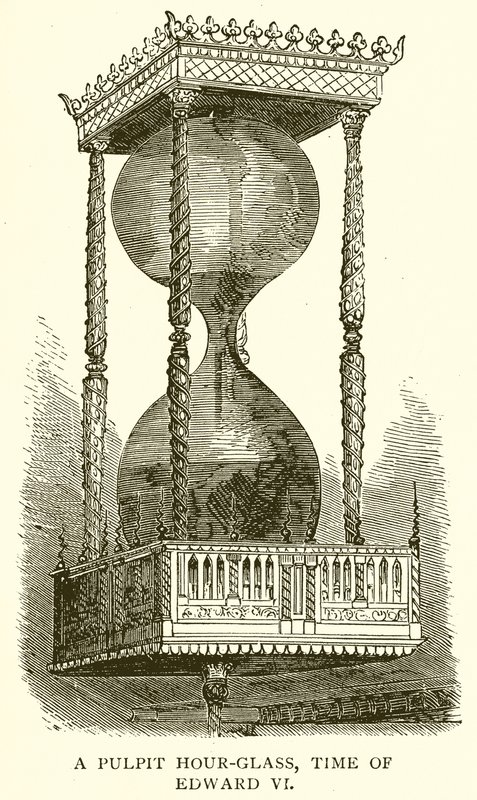 A Pulpit Hour-Glass, Time of Edward VI by English School