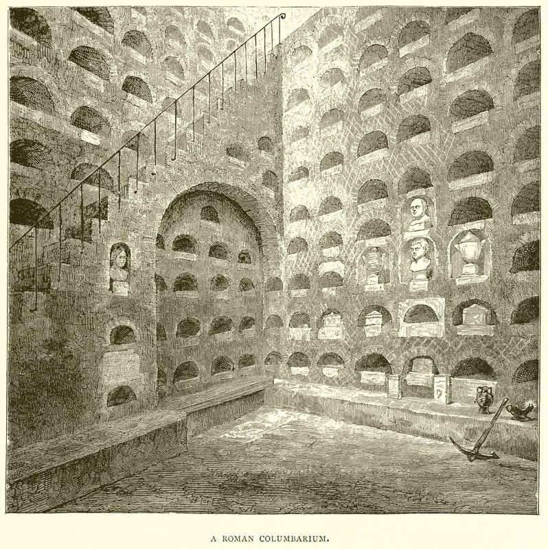 A Roman Columbarium by English School