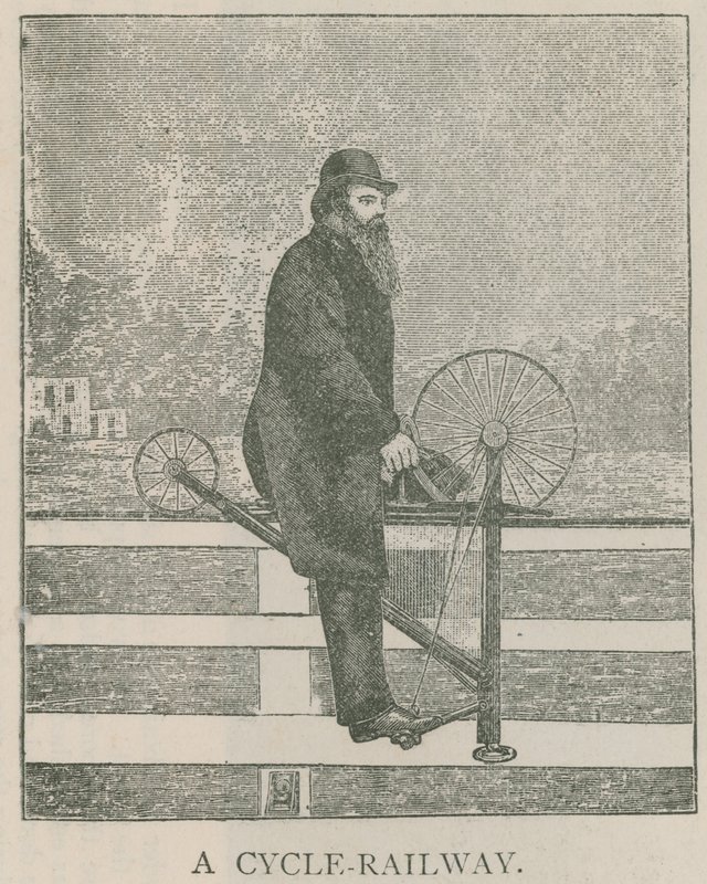 A cycle-railway constructed in Smithfield, USA by English School