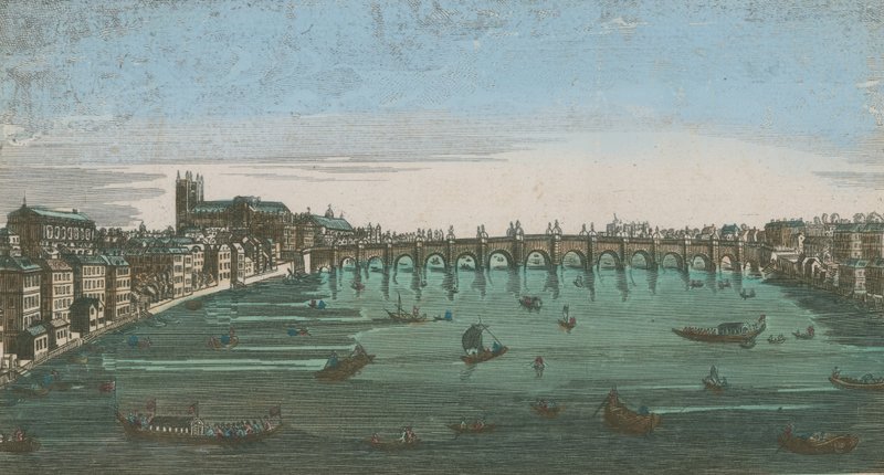 A General View of Sailing Craft on the Waters of the River Thames by English School