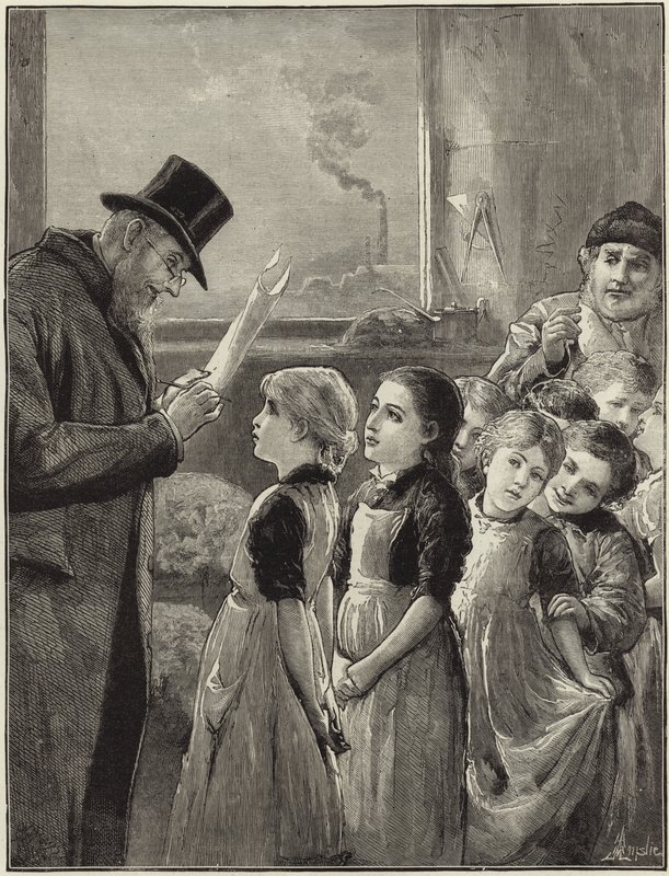 A Government Inspector Visiting a Factory by English School