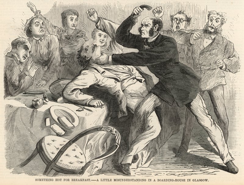 A Little Misunderstanding in a Boarding-House in Glasgow by English School