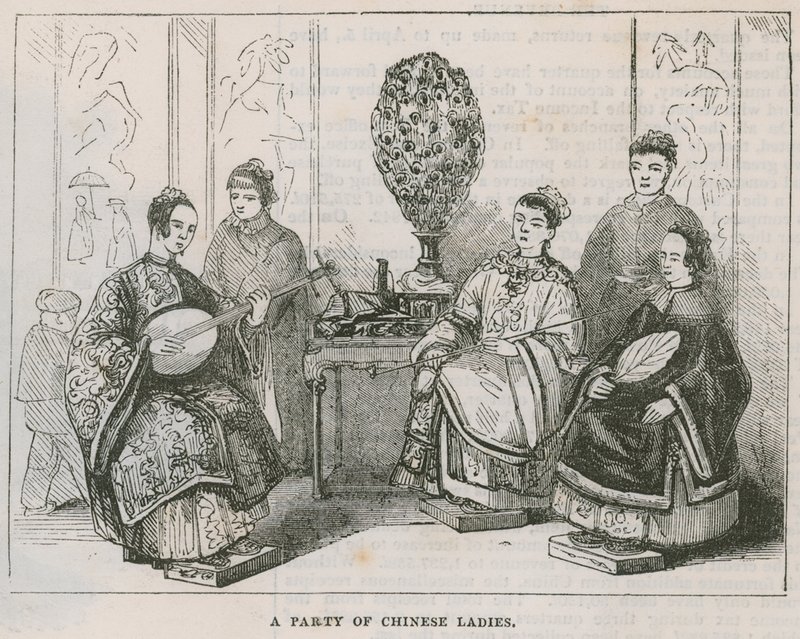 A Party of Chinese Ladies; A Visit to the Chinese Collection by English School