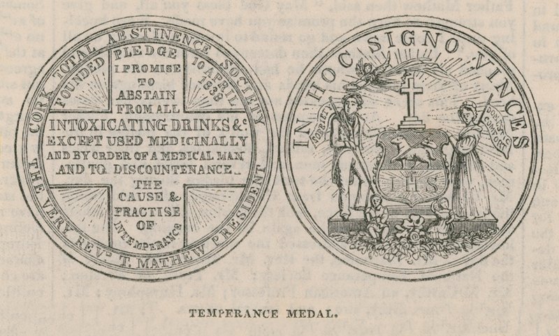 A Temperance Medal by English School
