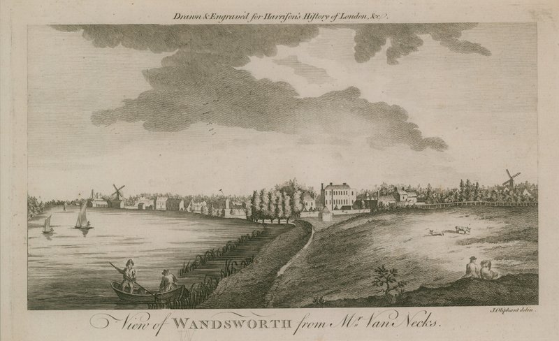 A View of Wandsworth from Mr Van Necks by English School