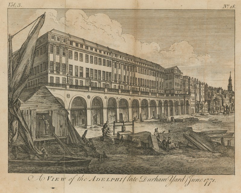 A View of the Adelphi by English School