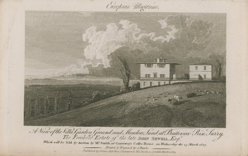 A View of the Freehold Estate of the Late John Sewell by English School