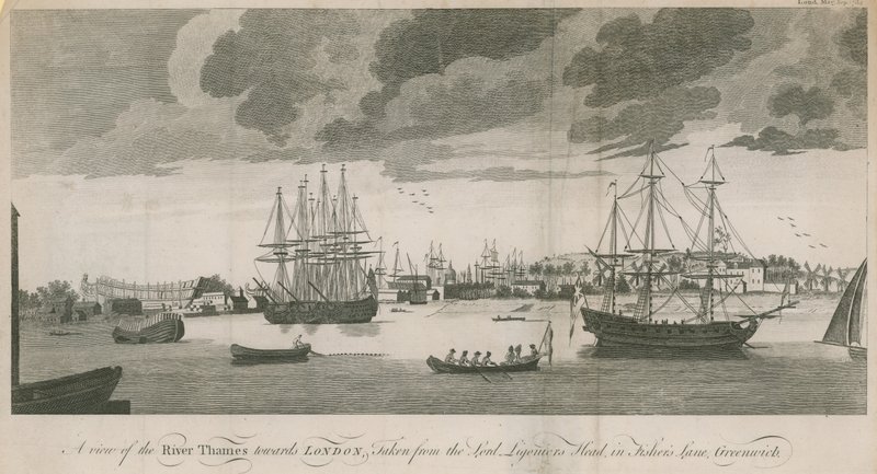A View of the River Thames Towards London, Taken from the Lord Ligonier