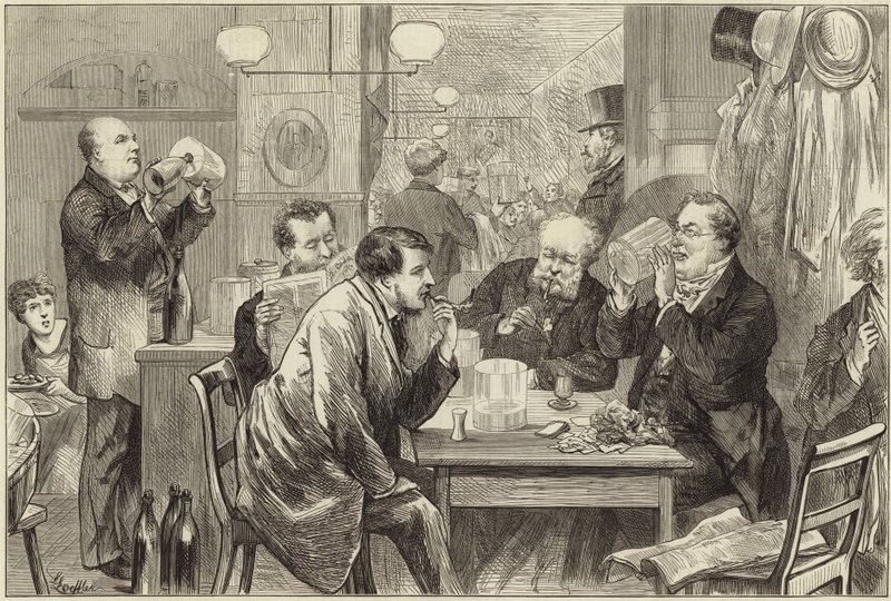 A White Beer Room by English School