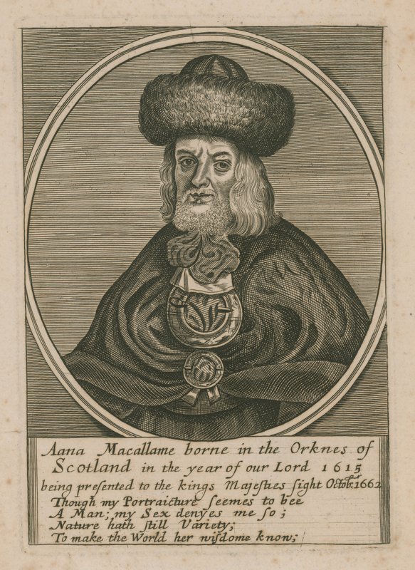 Aana Macallame of the Orkney Islands by English School
