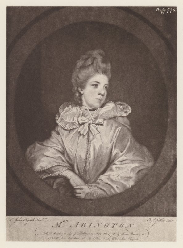 Mrs. Frances Abington by English School