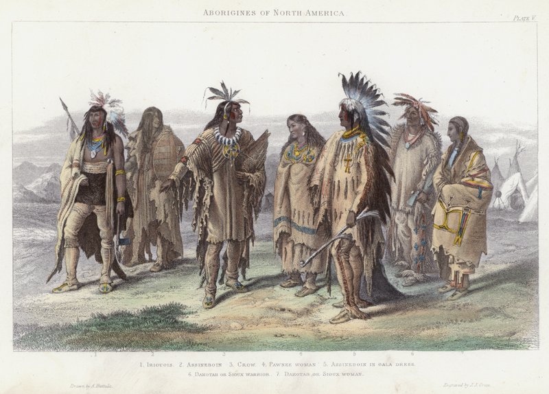 Aborigines of North America by English School