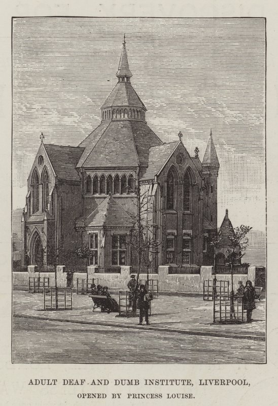 Adult Deaf and Dumb Institute, Liverpool, Opened by Princess Louise by English School