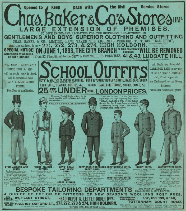 Advert for Chas Baker & Co
