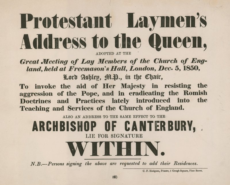 Advert for the Protestant Layman