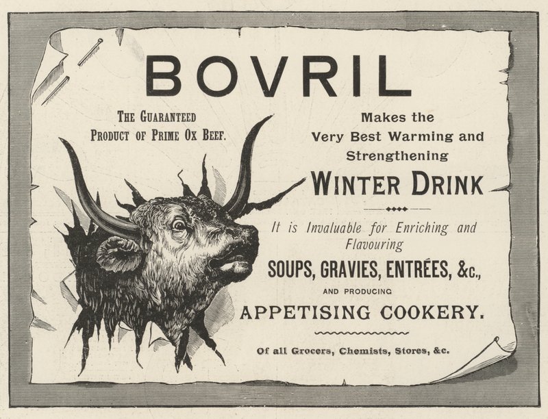 Advertisement, Bovril by English School