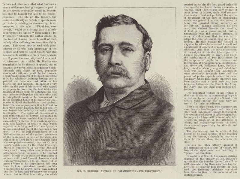 Advertisement, Mr. B. Beasley, Author of 