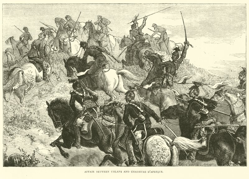 Affair between Uhlans and Chasseurs d