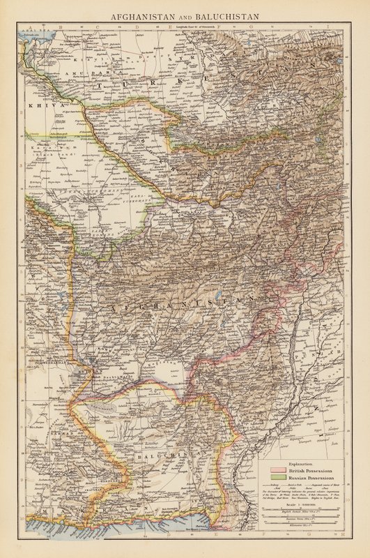 Afghanistan and Baluchistan by English School