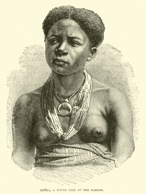 Akera, a young girl of the Gaboon by English School