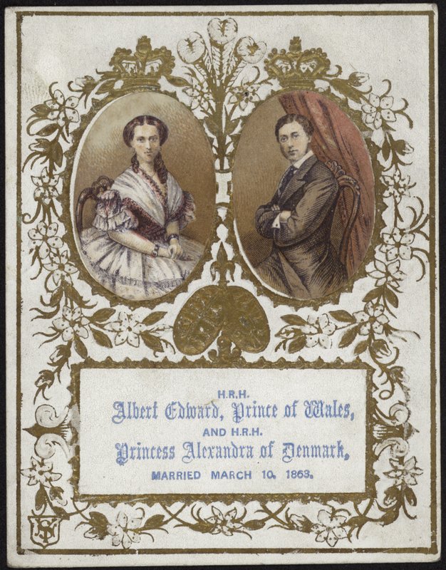 Albert Edward, Prince of Wales, and Princess Alexandra of Denmark by English School