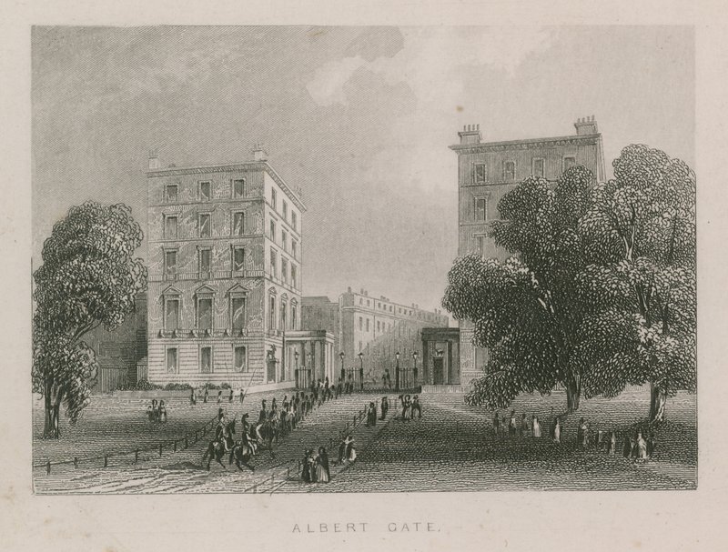 Albert Gate, Kensington Park, London by English School