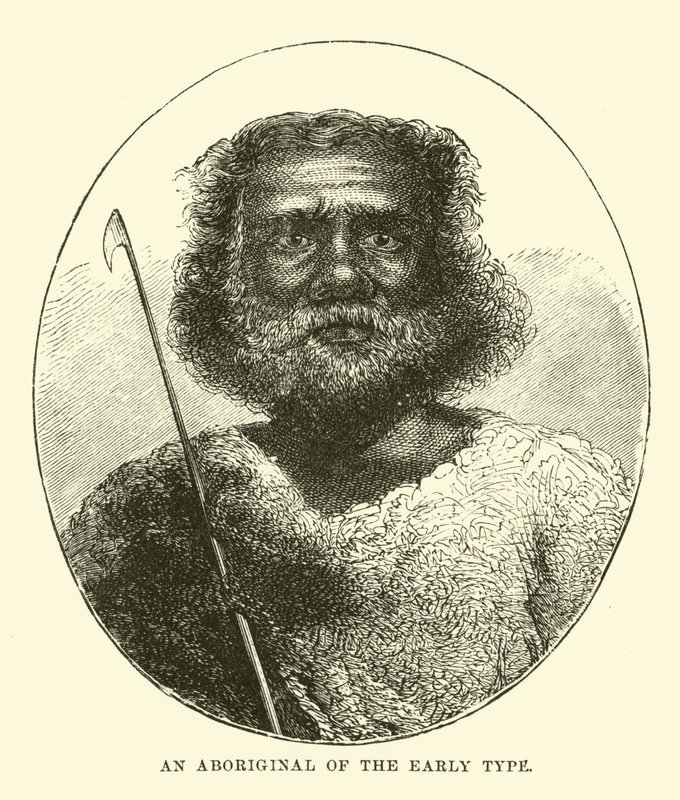 An Aboriginal of the Early Type by English School