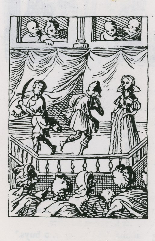 An Early Playhouse by English School