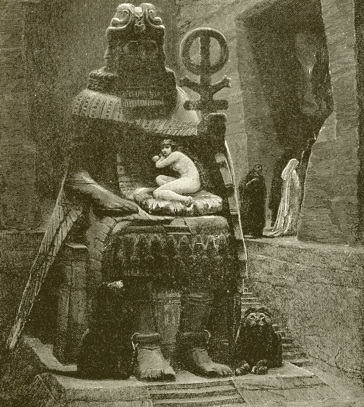 An Offering to Baal by English School