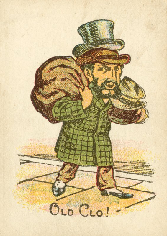 An old clothes man by English School