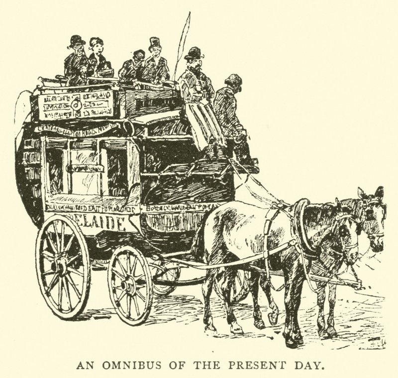 An omnibus of the present day by English School