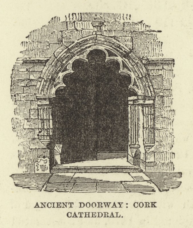 Ancient Doorway, Cork Cathedral by English School