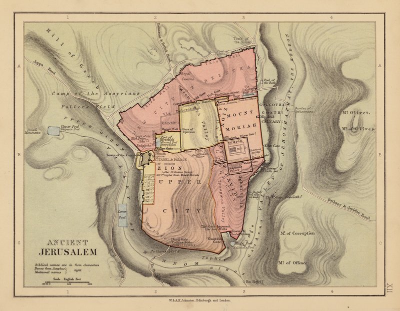 Ancient Jerusalem by English School