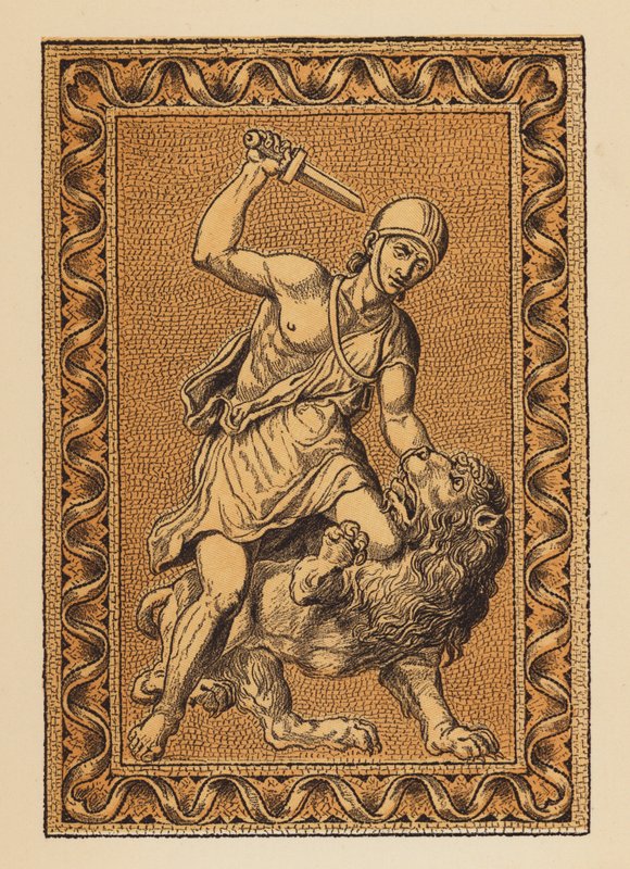 Ancient Rome: Fannius and the Lion by English School