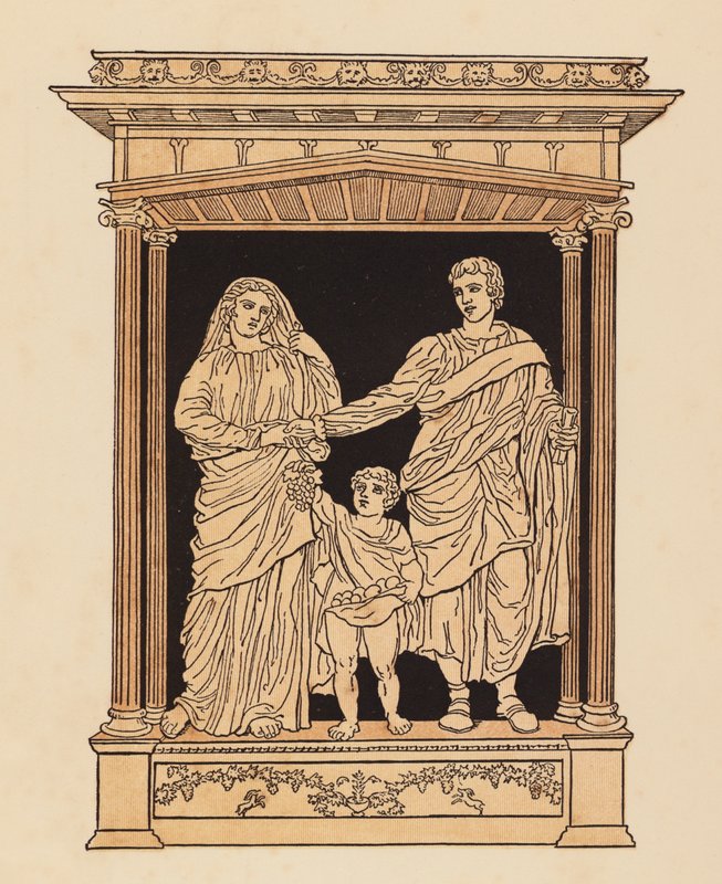 Ancient Rome: The Marriage of Claudia and Pudens by English School
