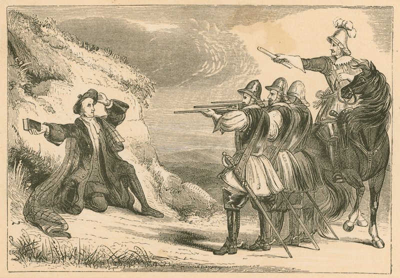 Andrew Hislop shot by Claverhouse by English School