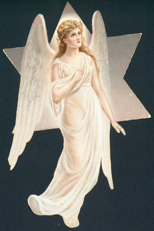 Angel glowing by English School