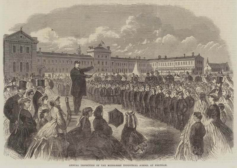 Annual Inspection of the Middlesex Industrial School at Feltham by English School