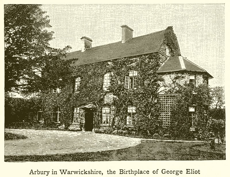 Arbury in Warwickshire, the Birthplace of George Eliot by English School