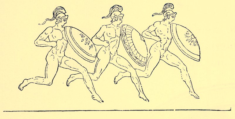 Armed Race, Illustration from History of Greece by English School